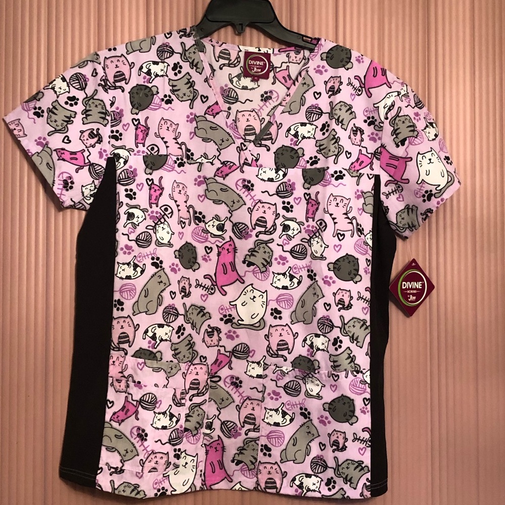 NWT Divine Scrubs top by JDM Uniforms